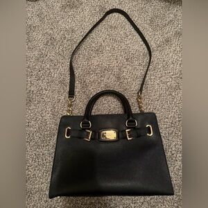 Michael Kors Black Leather Handbag